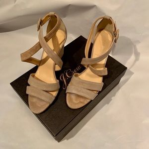 Buttery Suede Italian-made J. Crew Leather Sandals
